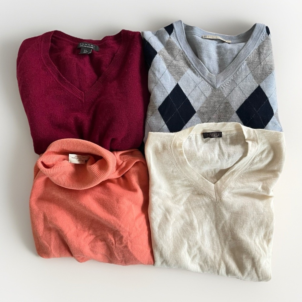 Crafting Lot Cashmere And Merino Wool Sustainable Soft Flawed Women & Men DIY